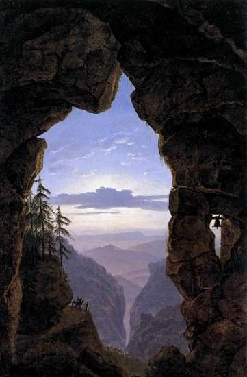 Karl friedrich schinkel The Gate in the Rocks Spain oil painting art